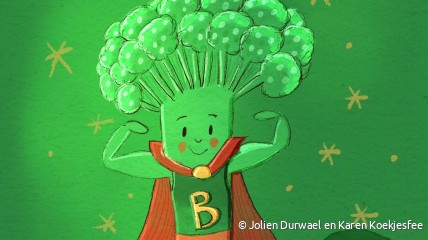 BARRY BROCCOLI – JOLIEN DURWAEL  JEUGDLEZING MET WORKSHOP OVER VOEDING